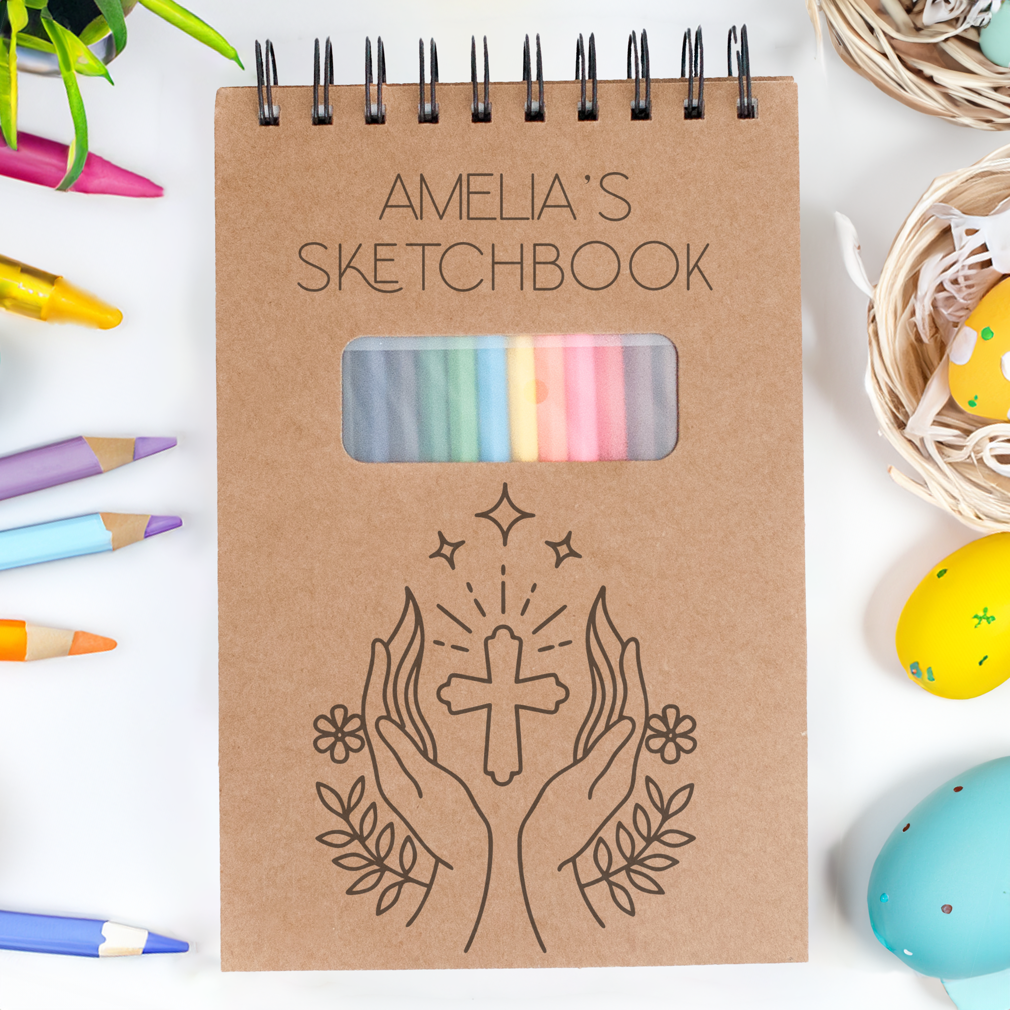 Easter Cross Sketchpads: Inspirational Journals for Easter Art, Christian Sketching, and Faith Creations