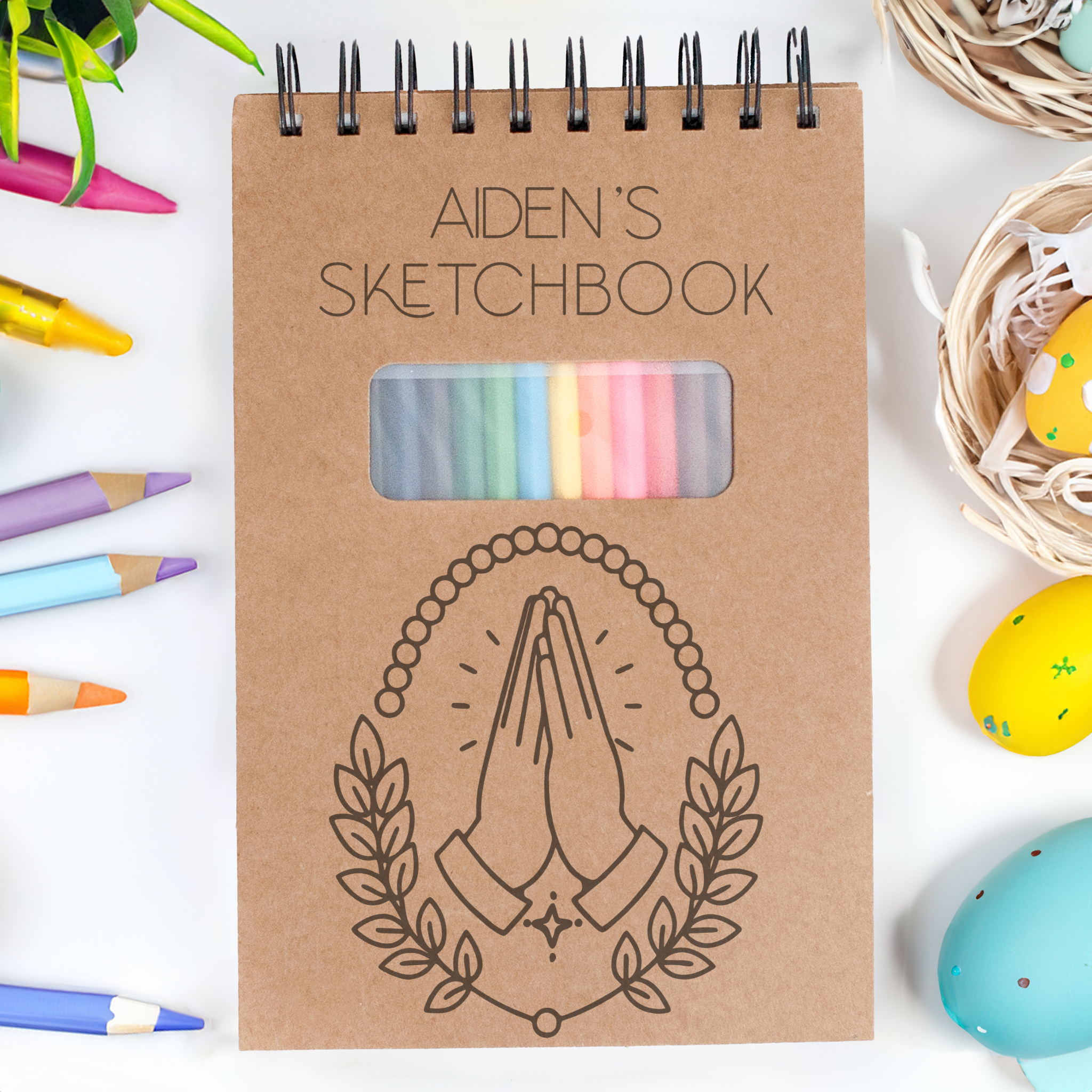 Easter Cross Sketchpads: Perfect for Christian Art, Easter Sketching, and Faith-Inspired Creative Journals