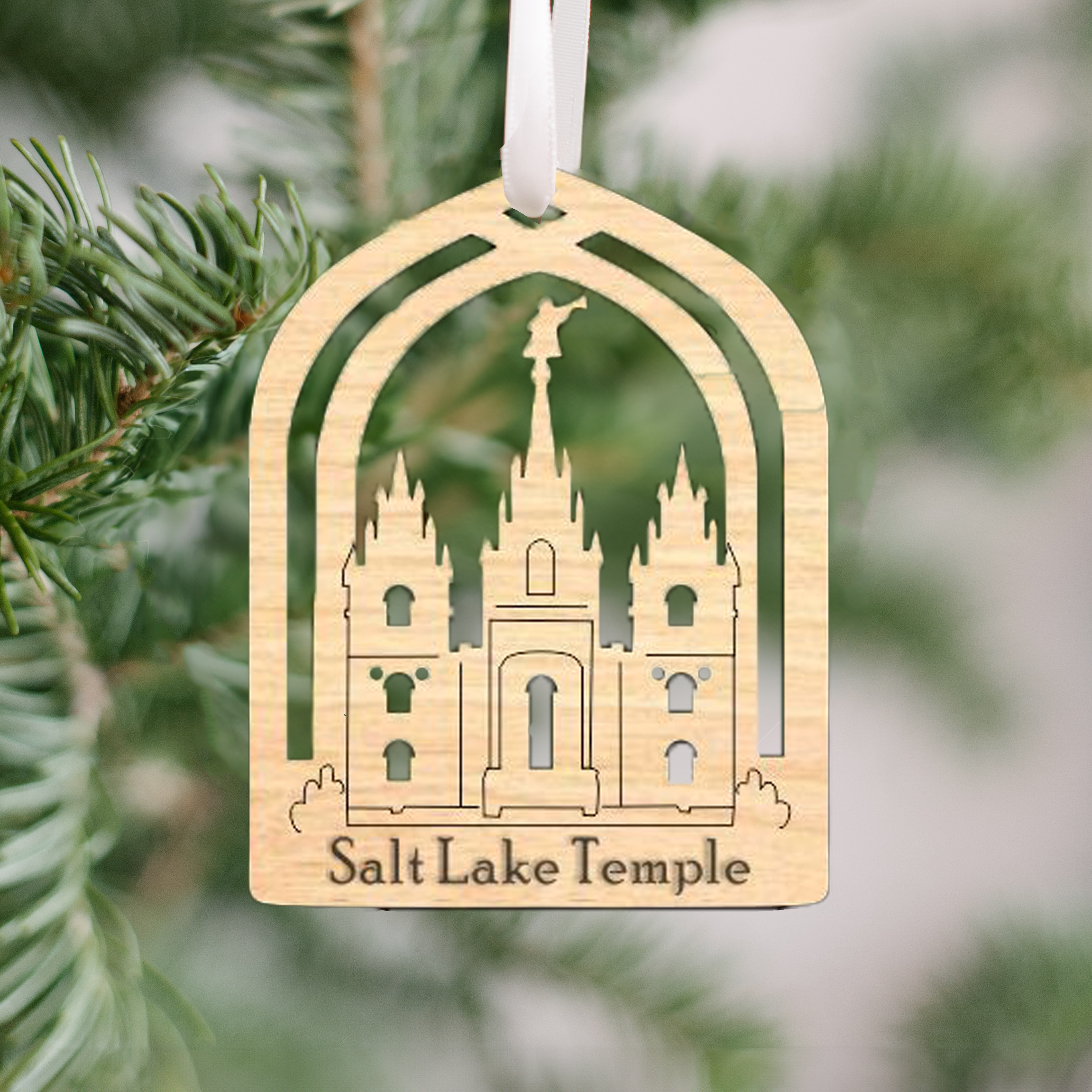 Temple Christmas Ornament