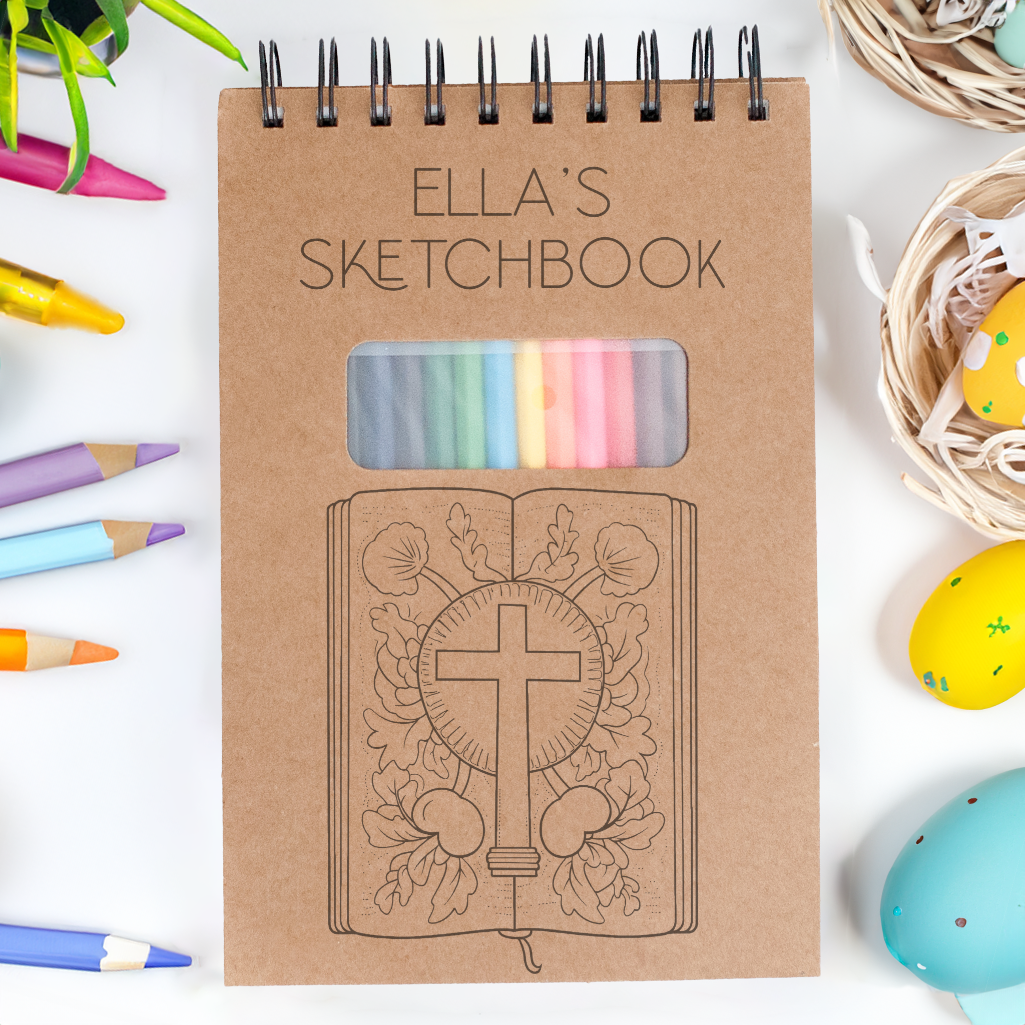 Easter Cross Sketchpads: Inspirational Journals for Easter Art, Christian Sketching, and Faith Creations