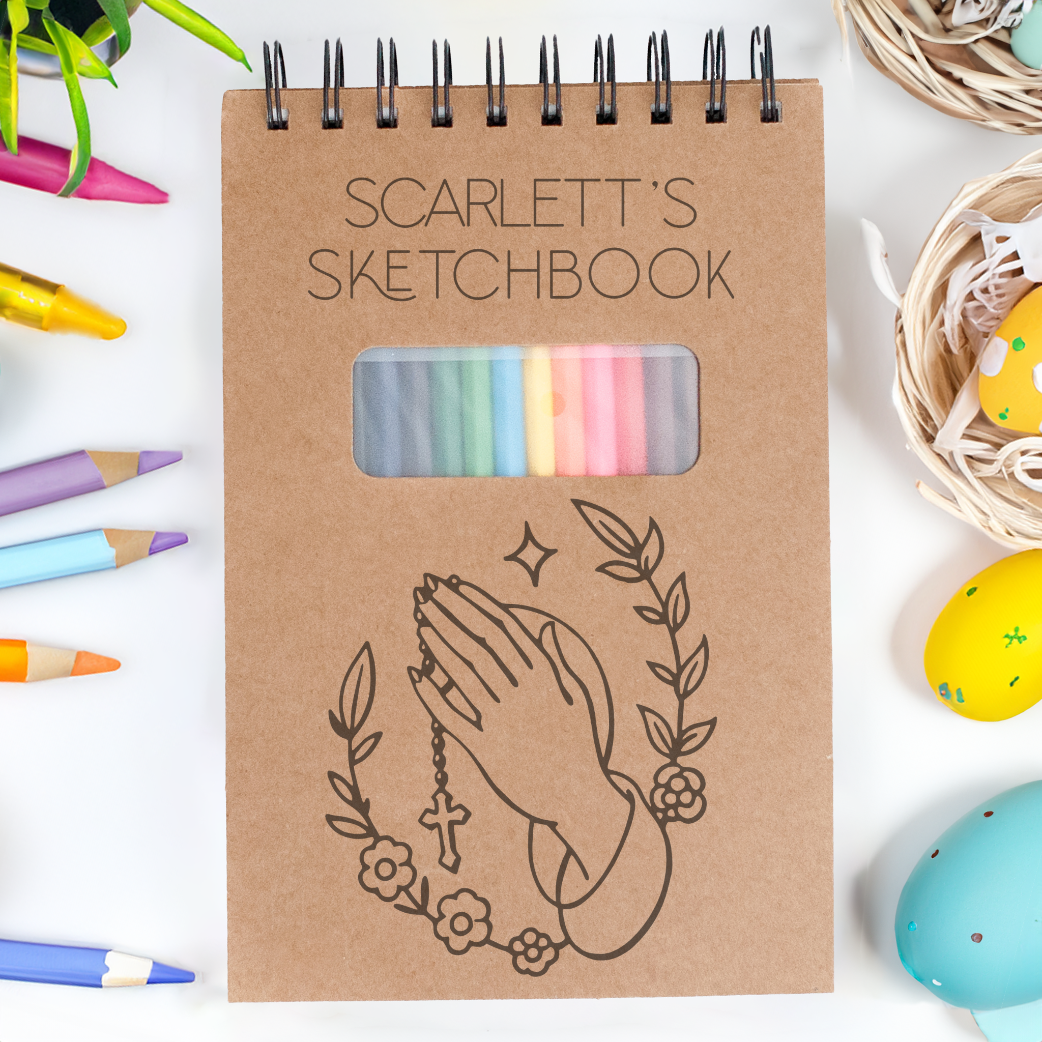 Easter Cross Sketchpads: Perfect for Christian Art, Easter Sketching, and Faith-Inspired Creative Journals