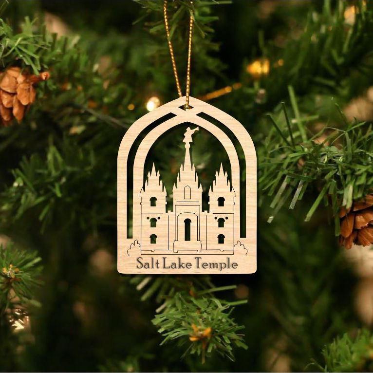 Temple Christmas Ornament