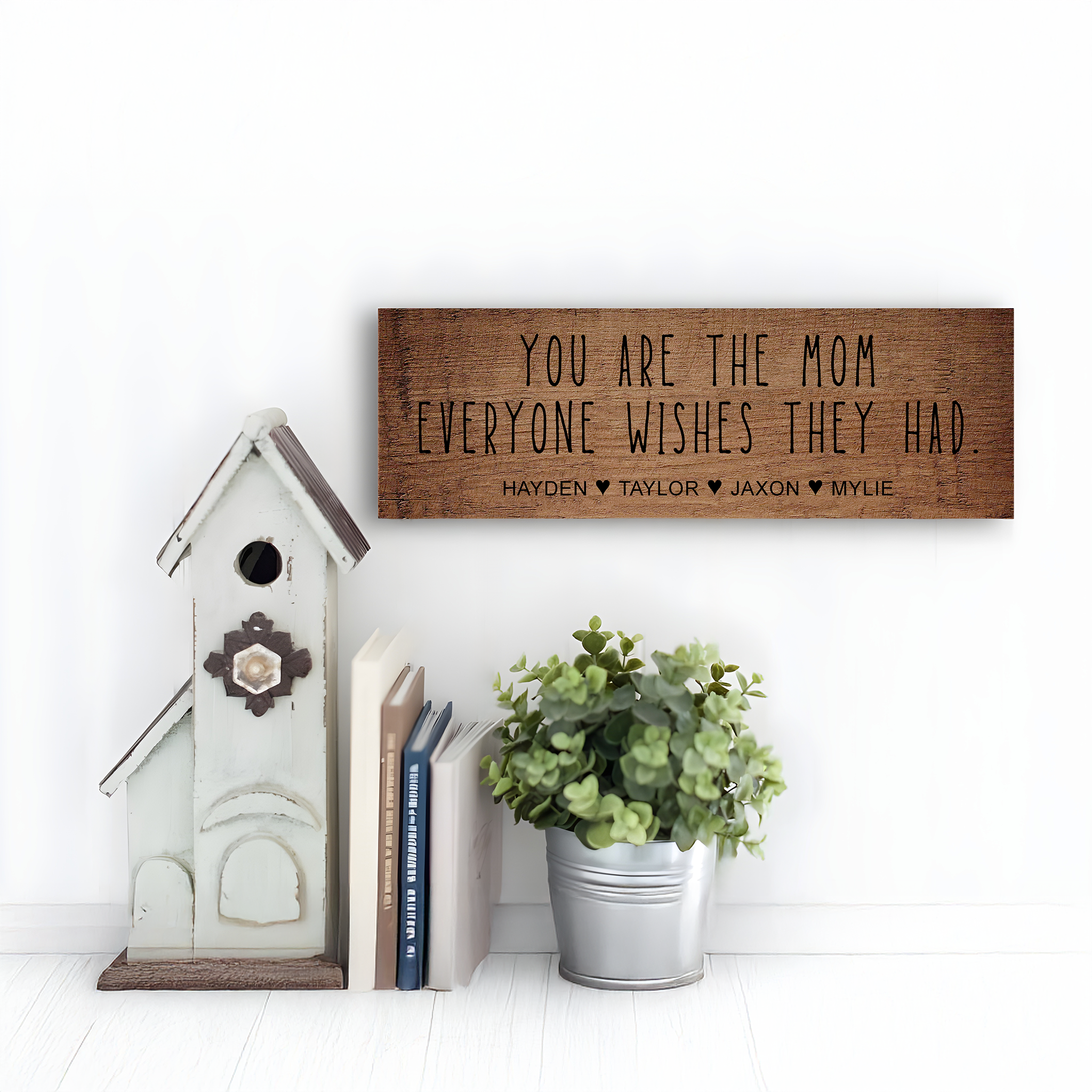 Mom Everyone Wishes Personalized Sign - PRICE INCLUDES FREE SHIPPING