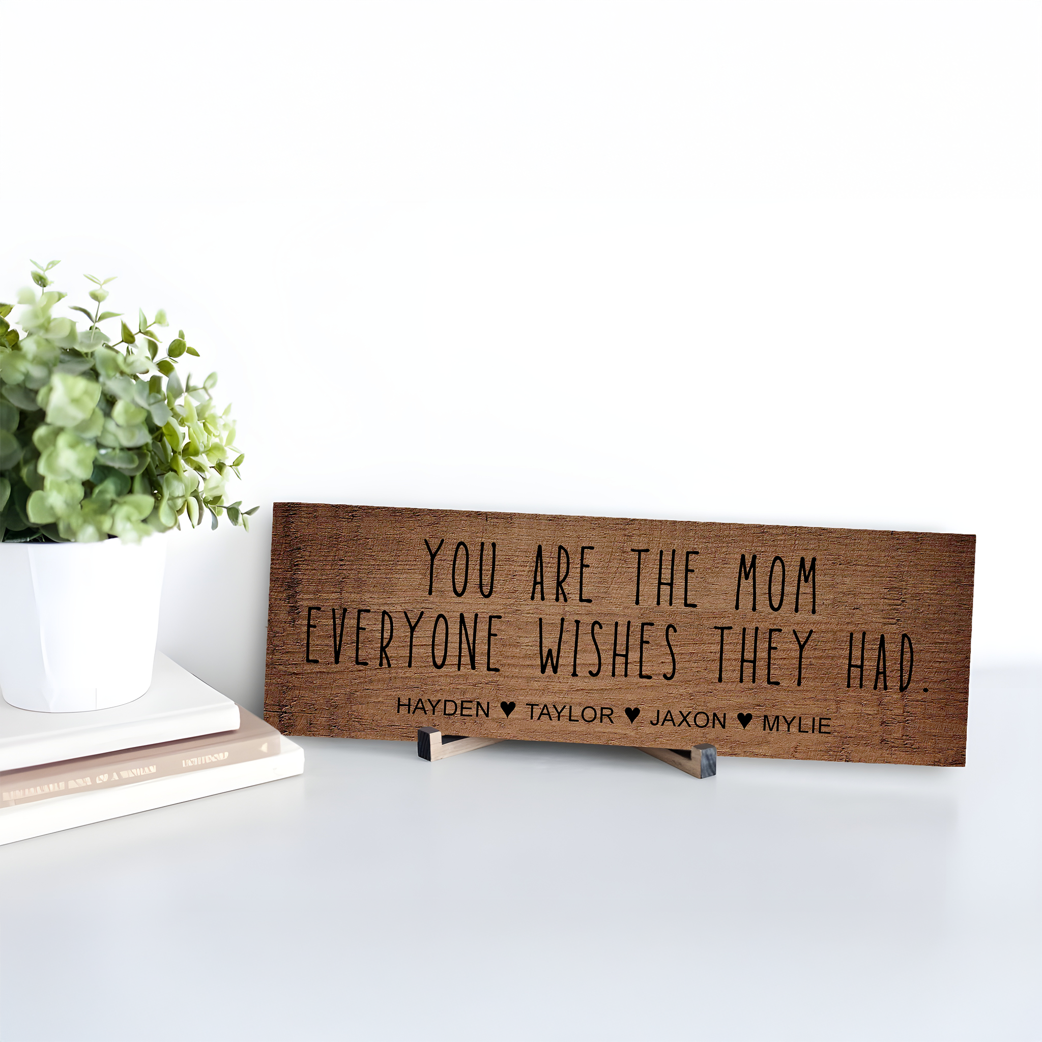 Mom Everyone Wishes Personalized Sign - PRICE INCLUDES FREE SHIPPING