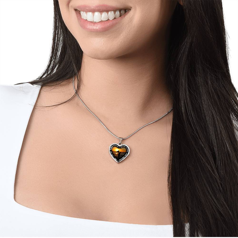 To My Daughter - You Are Amazing - Heart Necklace - PRICE INCLUDES FREE SHIPPING