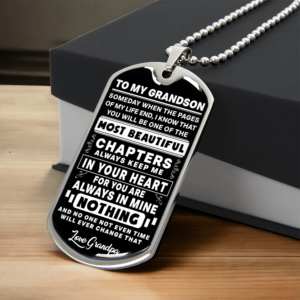 To My Grandson - Someday - Love Grandpa