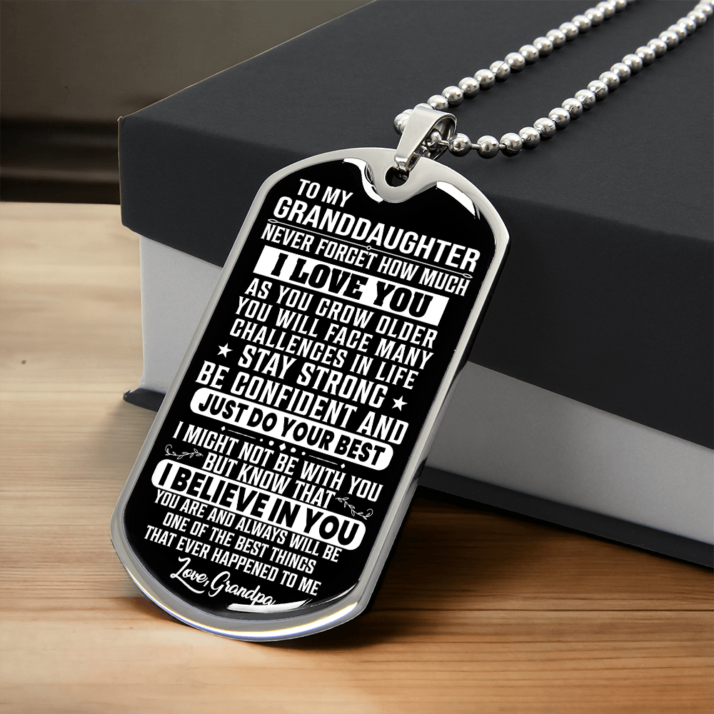To My Granddaughter - Stay Strong - Love Grandpa