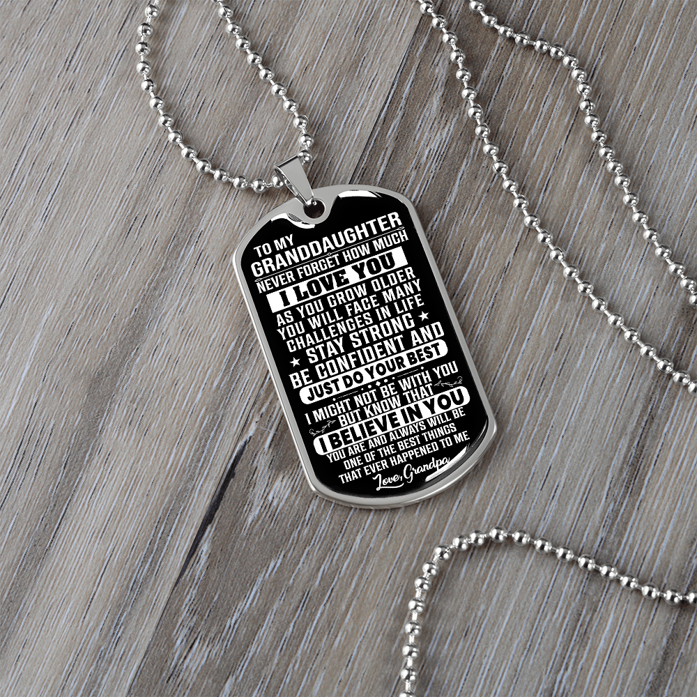 To My Granddaughter - Stay Strong - Love Grandpa