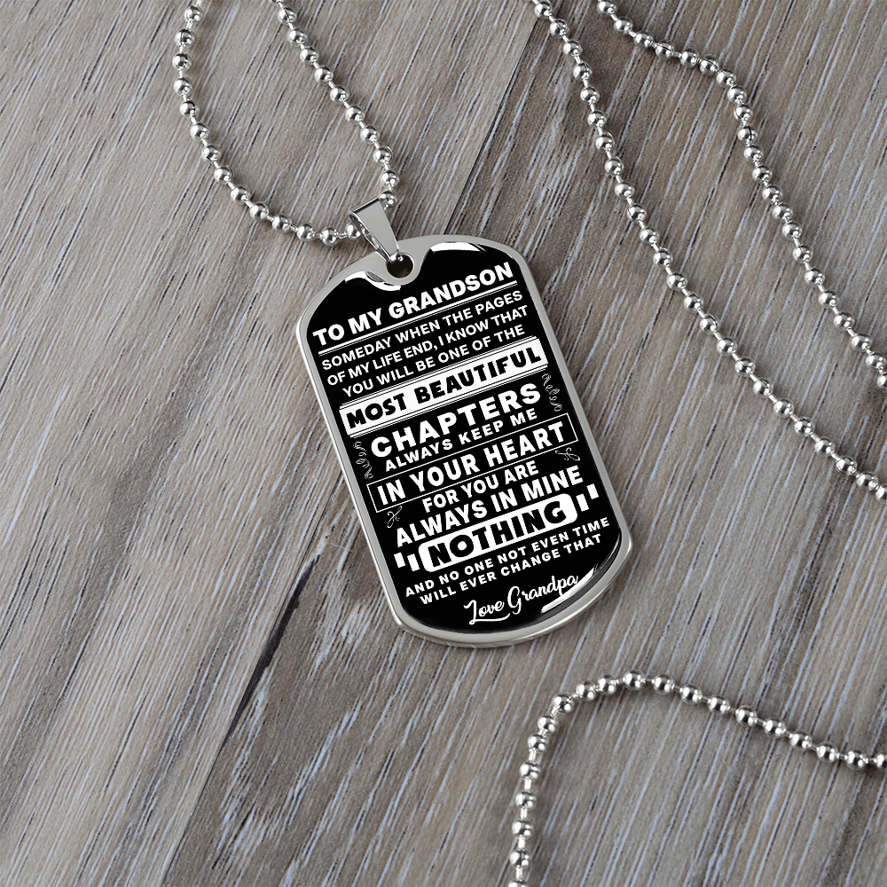 To My Grandson - Someday - Love Grandpa