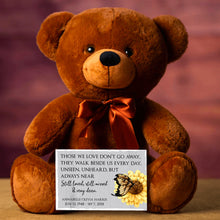 Load image into Gallery viewer, They Walk Beside Us Teddy Bear with PERSONALIZED message card, PRICE INCLUDES FREE SHIPPING