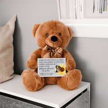 Load image into Gallery viewer, They Walk Beside Us Teddy Bear with PERSONALIZED message card, PRICE INCLUDES FREE SHIPPING