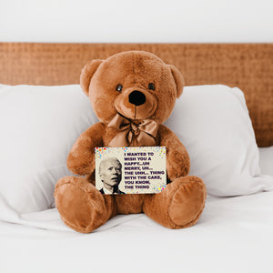 Wish You That Thing Teddy Bear with Message Card, PRICE INCLUDES FREE SHIPPING