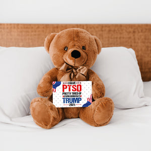 PTSD Teddy Bear with Message Card, PRICE INCLUDES FREE SHIPPING