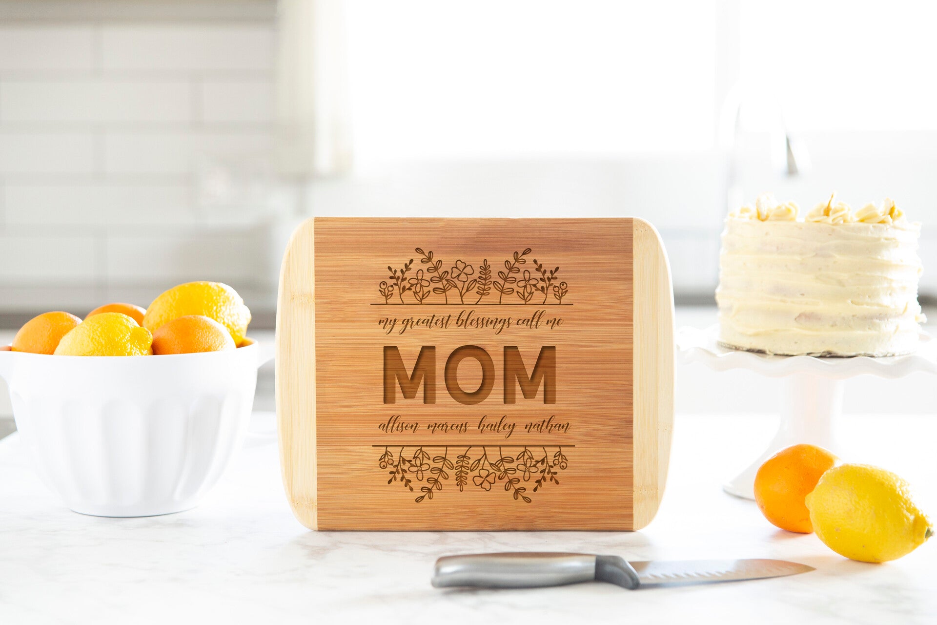 Personalized Cutting Board - 9"x11"