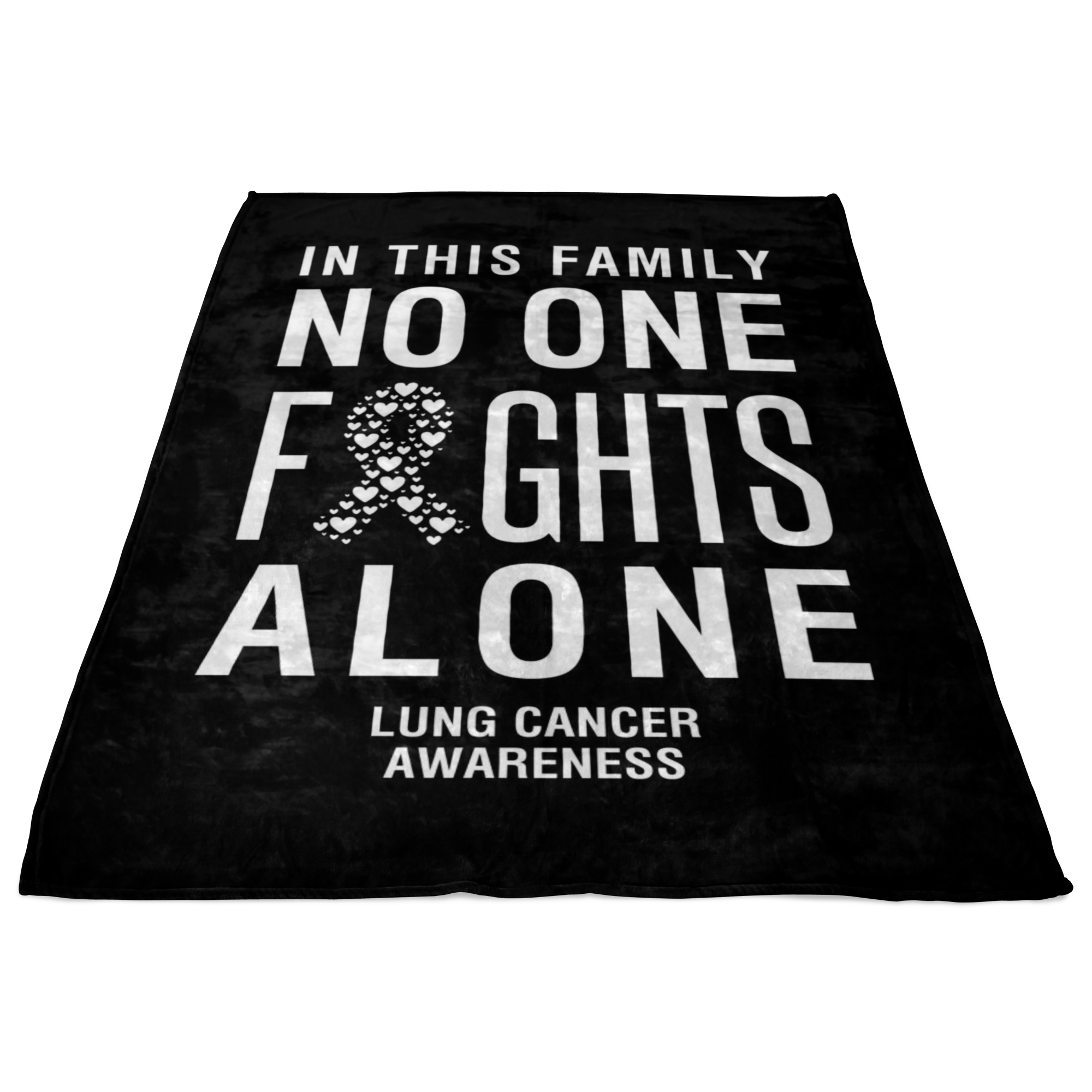 Lung Cancer Awareness Blanket