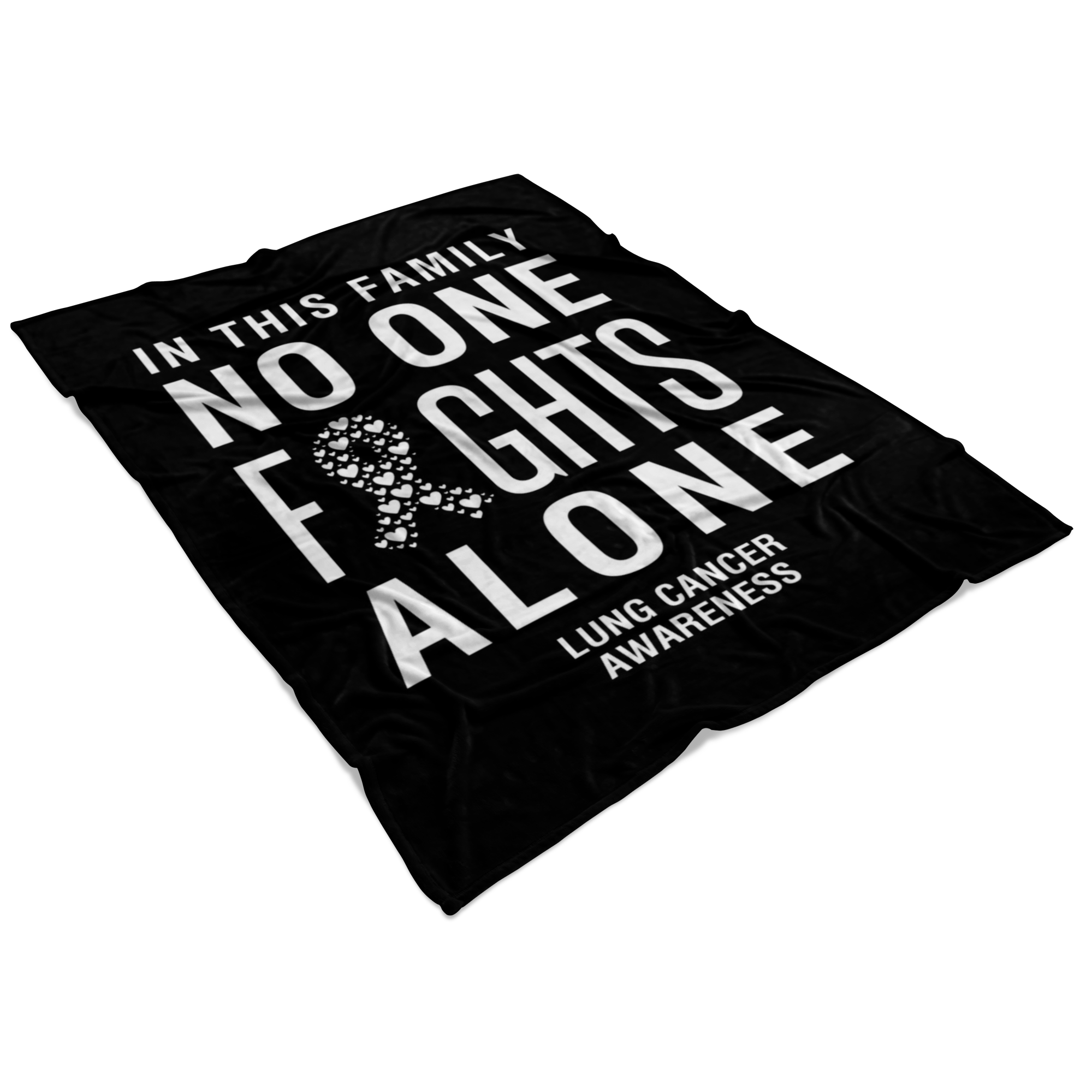 Lung Cancer Awareness Blanket