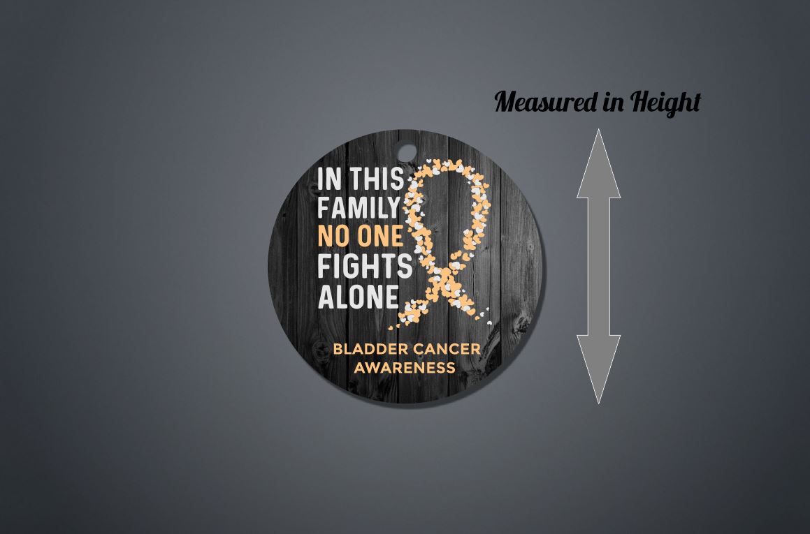 Bladder Cancer Awareness Christmas Ornament