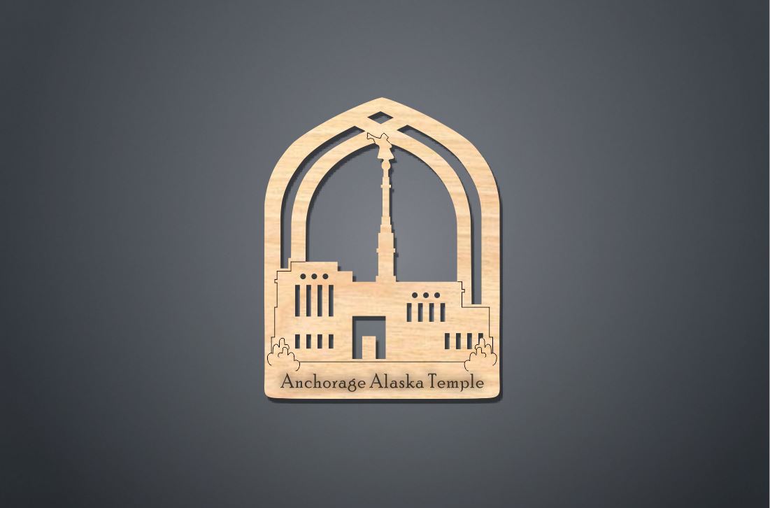 Anchorage Alaska Temple Ornament