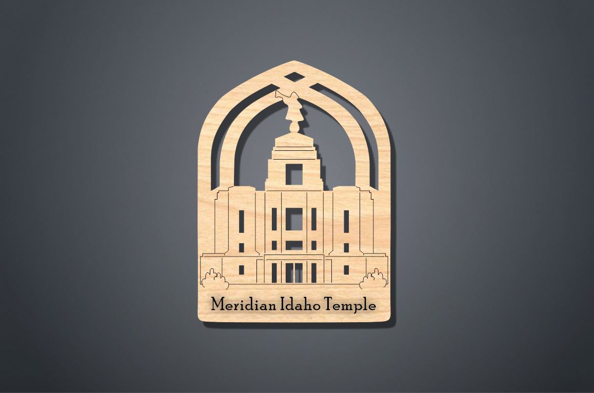 Meridian Idaho Temple Ornament