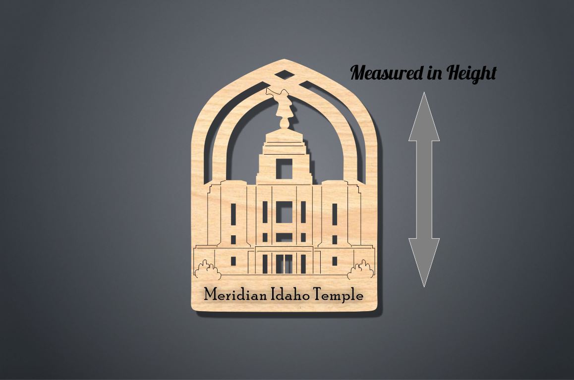 Meridian Idaho Temple Ornament