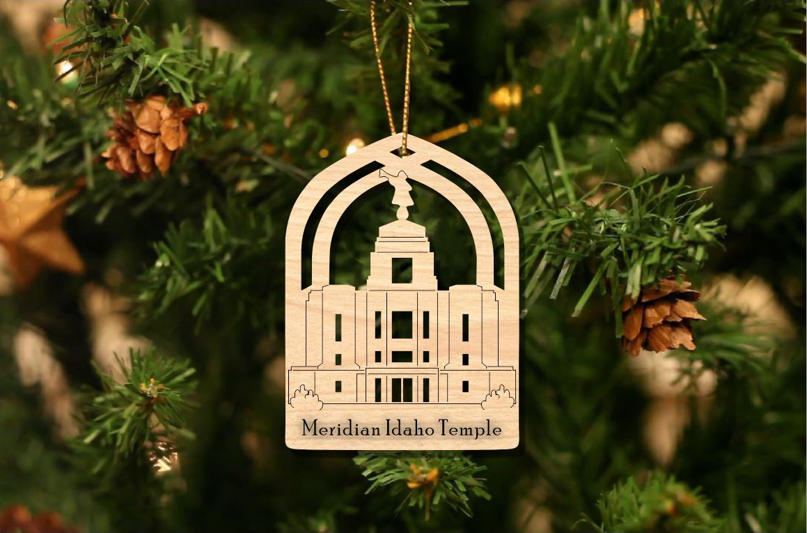 Meridian Idaho Temple Ornament
