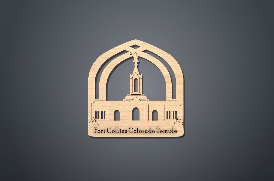 Los Angeles California Temple Ornament