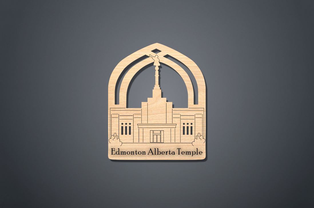 Edmonton Alberta Temple Ornament