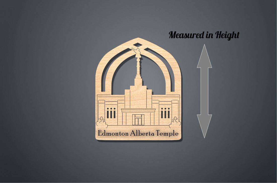 Edmonton Alberta Temple Ornament