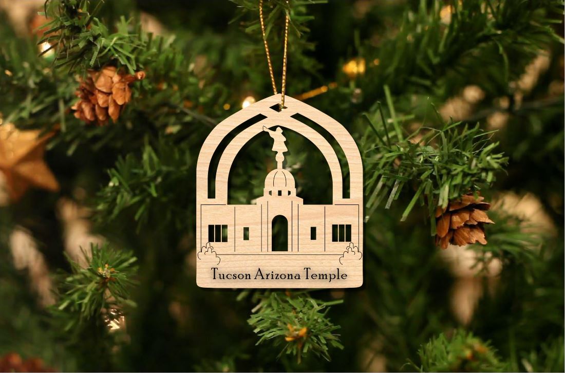 Tucson Arizona Temple Ornament