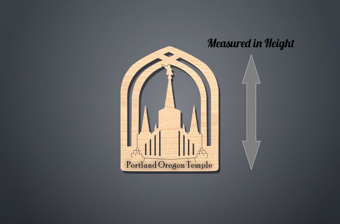 Portland Oregon Temple Ornament