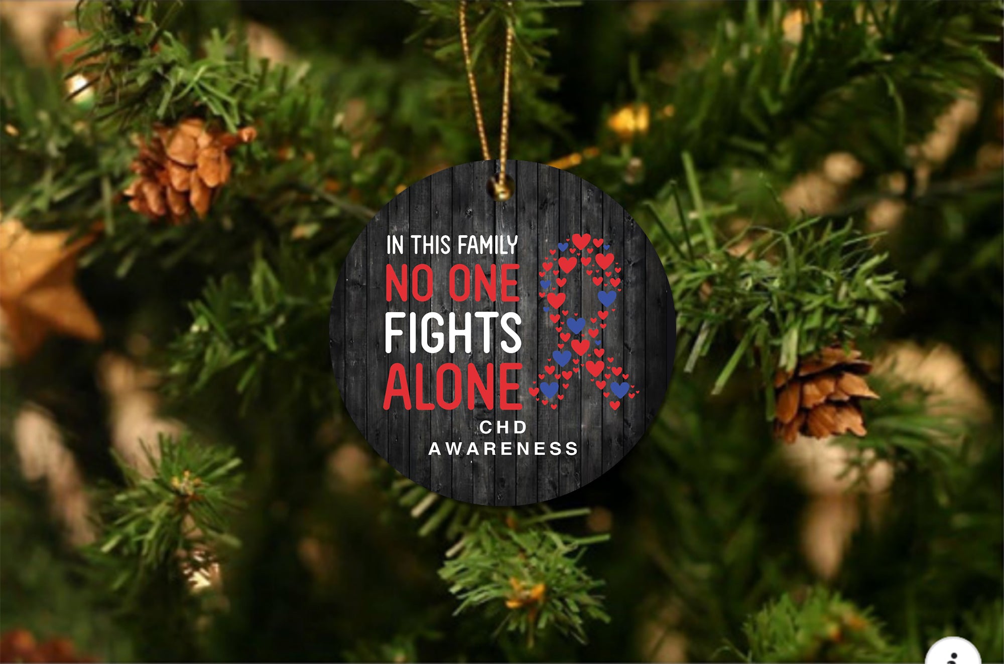 CHD Awareness Ornament