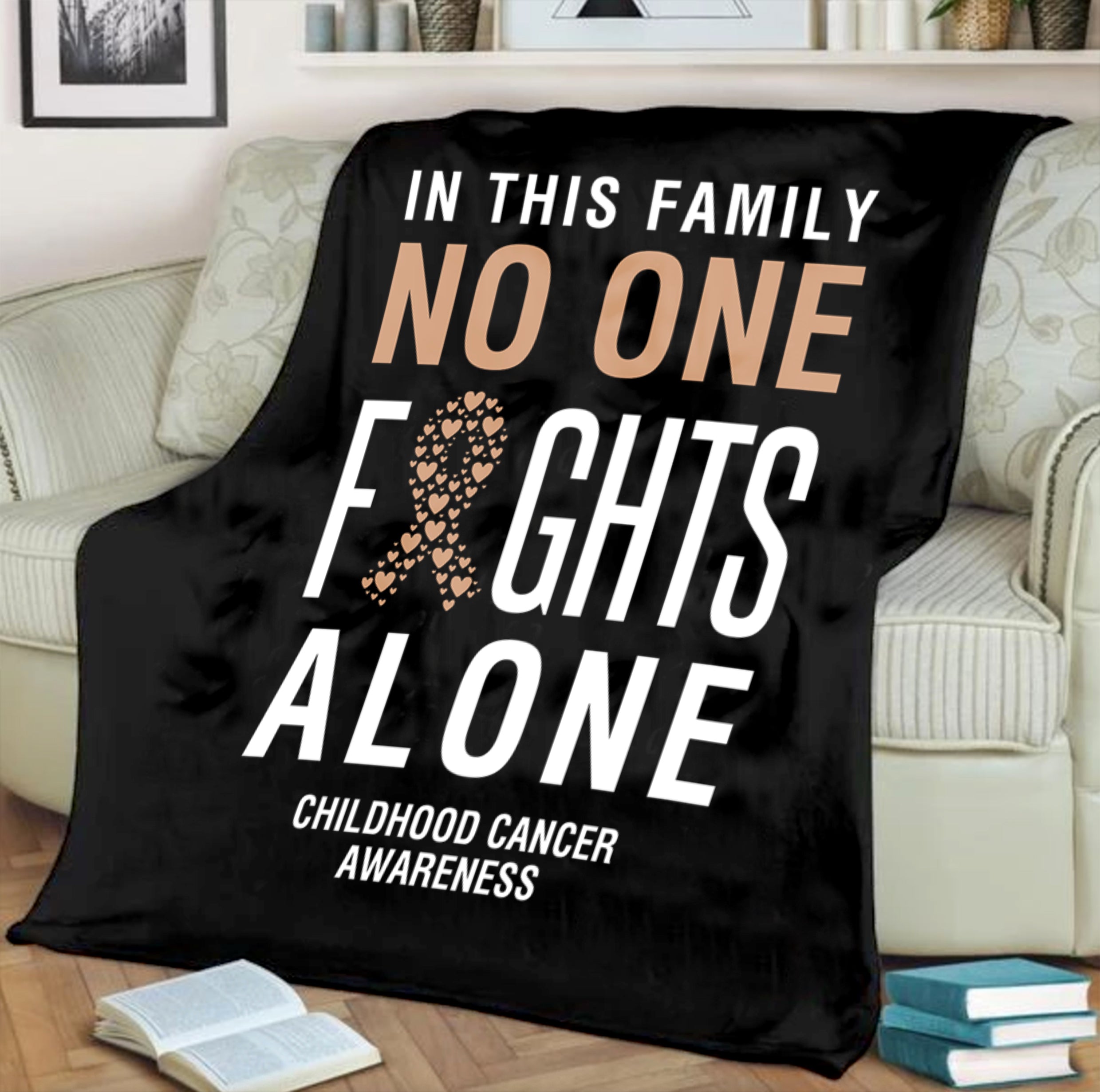 Childhood Cancer Blanket
