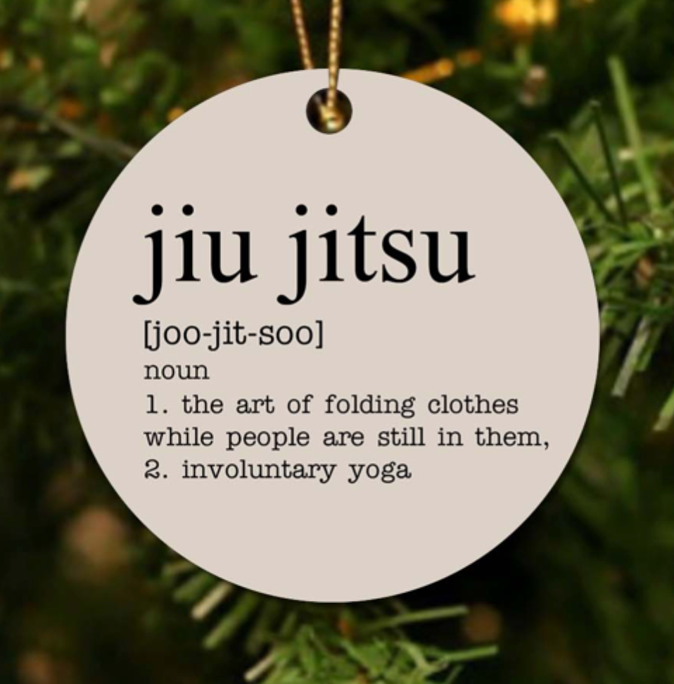 Brazilian Jiu Jitsu Christmas Ornament