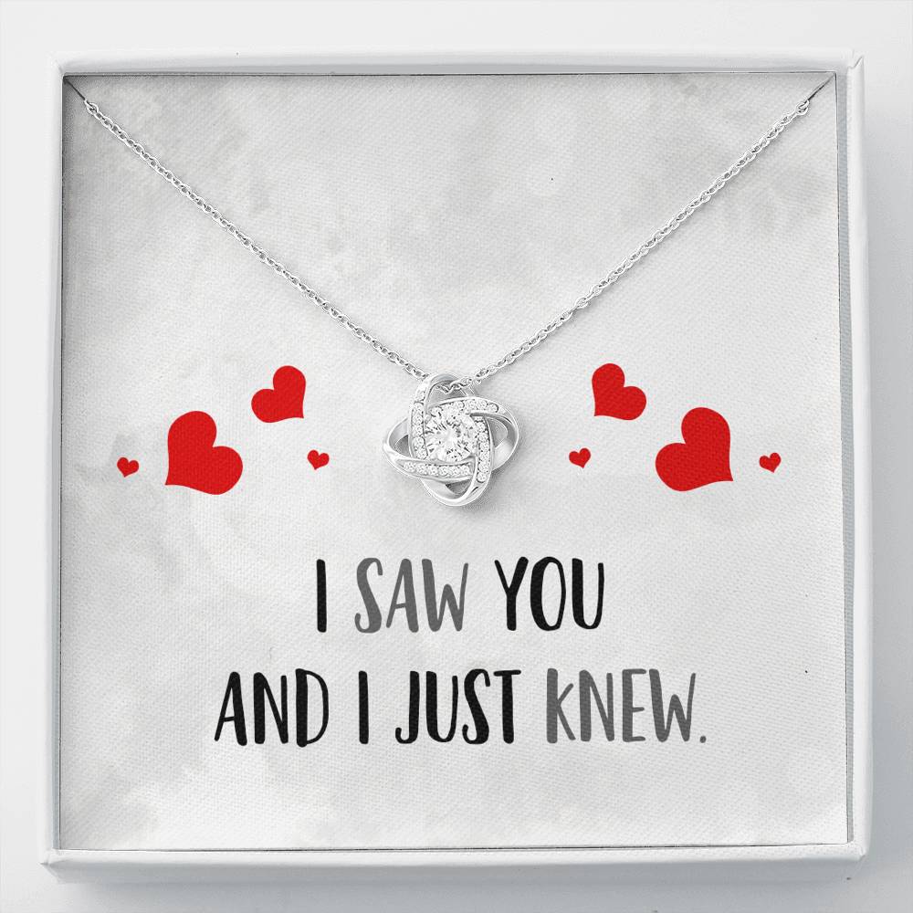 I Just Knew Knot Necklace