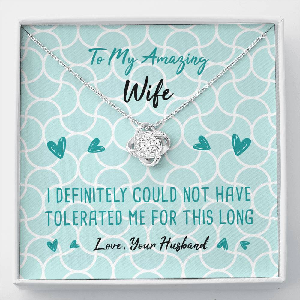 Tolerated Wife Knot Necklace