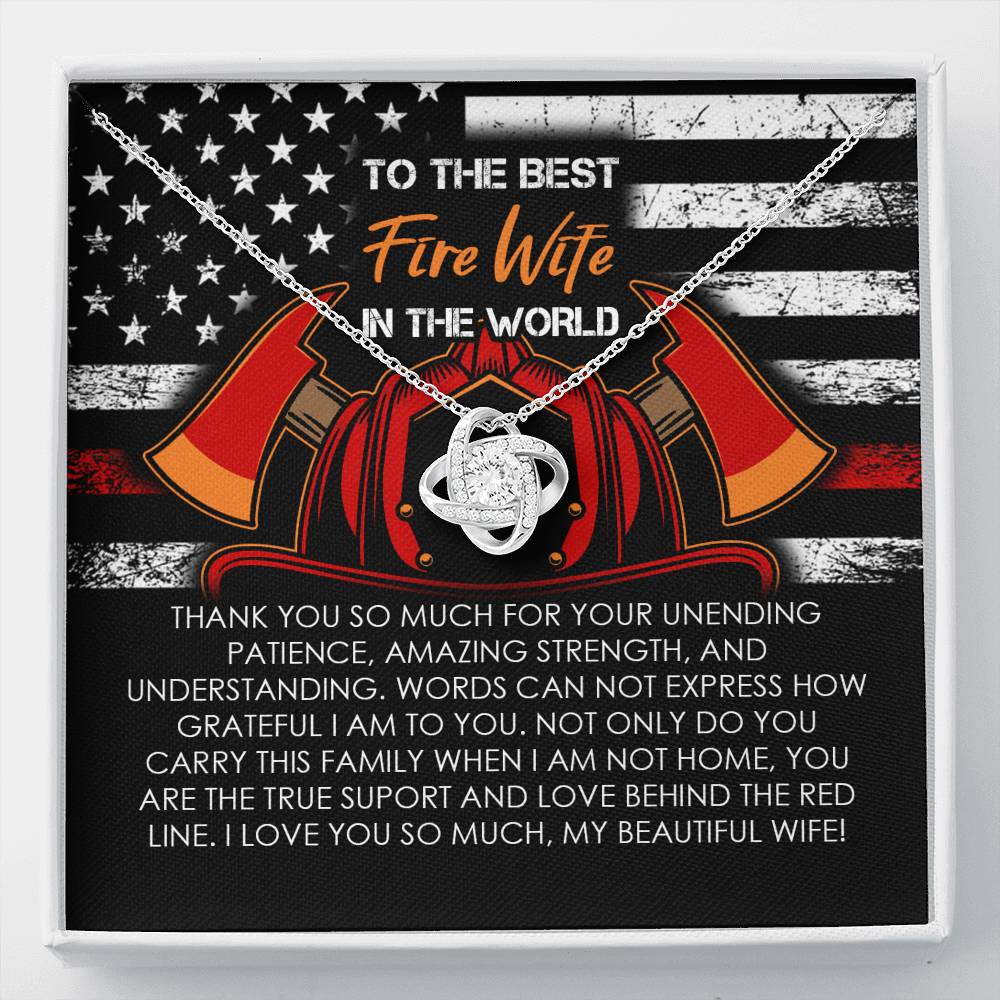 Fire Wife Knot Necklace