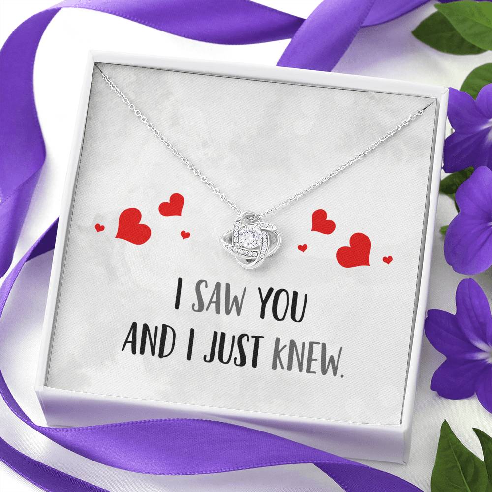 I Just Knew Knot Necklace