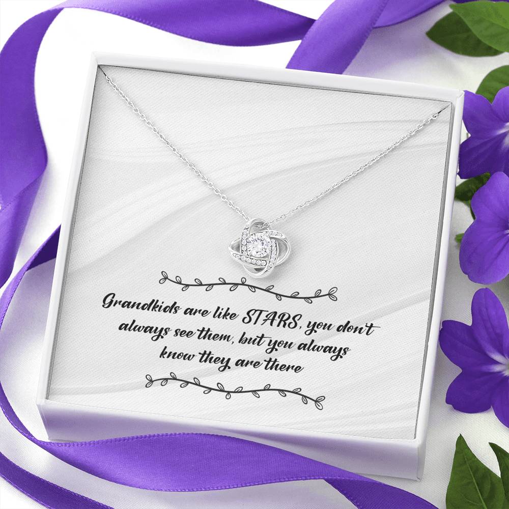 Star Grandkids Knot Necklace