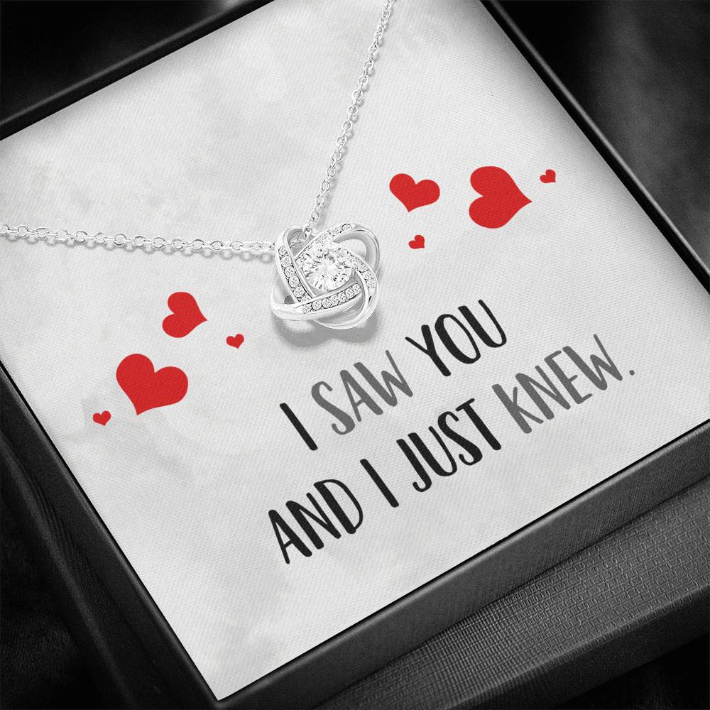 I Just Knew Knot Necklace