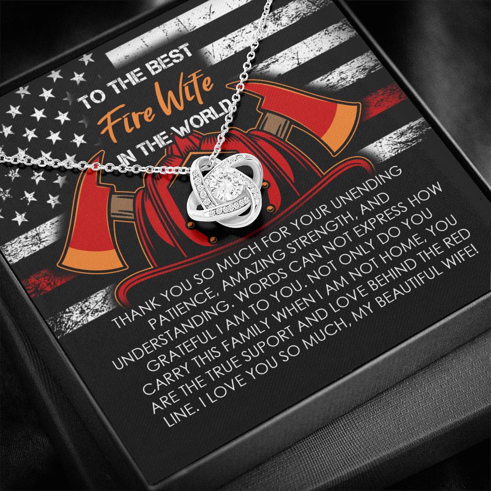 Fire Wife Knot Necklace