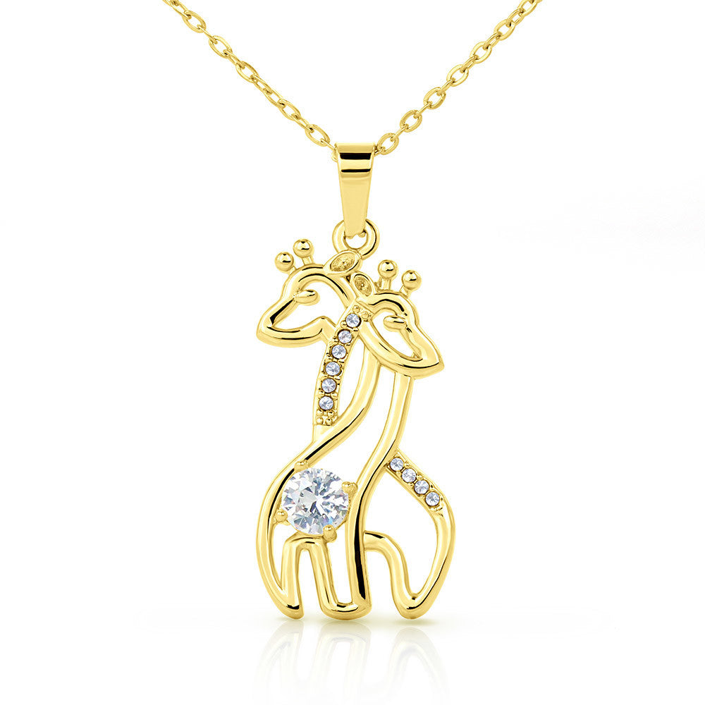 Miss You Giraffe Necklace