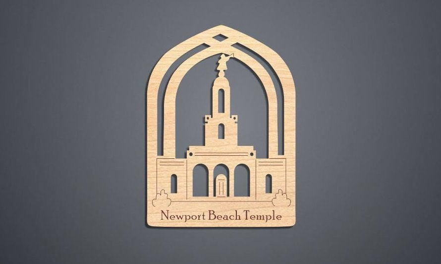 Newport Beach Temple Ornament