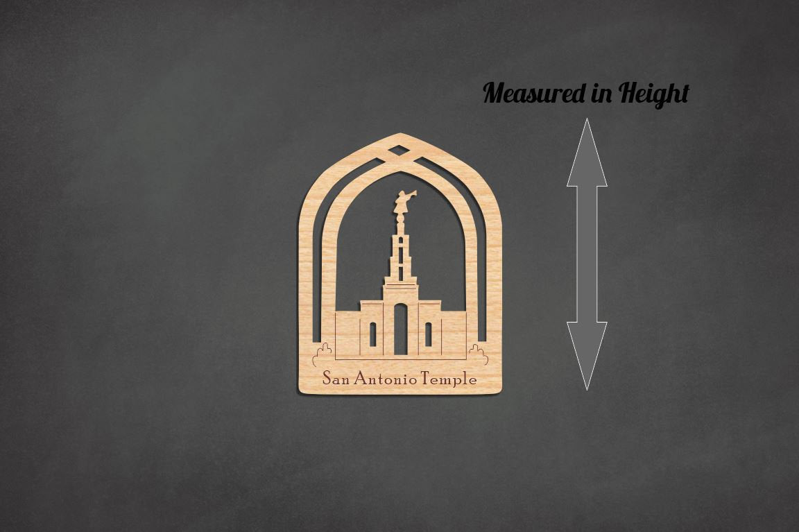 San Antonio Temple Ornament