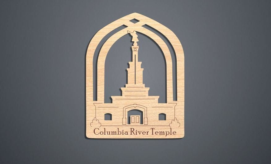 Columbia River Temple Ornament