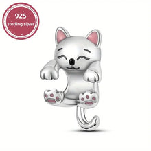 Load image into Gallery viewer, 925 Sterling Silver Little Cat Pendant Charms Bracelet - PRICE INCLUDES FREE SHIPPING