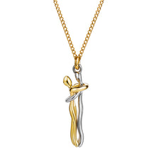 Load image into Gallery viewer, Gold Hug Necklace