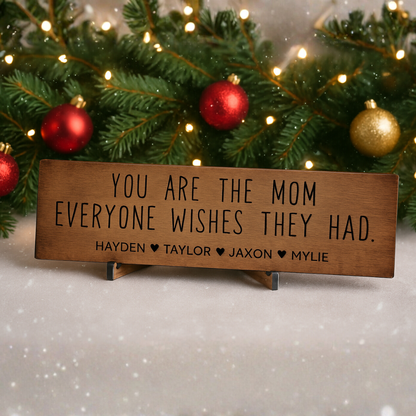 Mom Everyone Wishes Personalized Sign