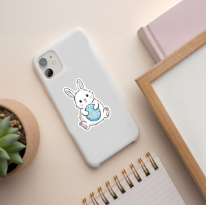 Cute Easter Bunny Stickers