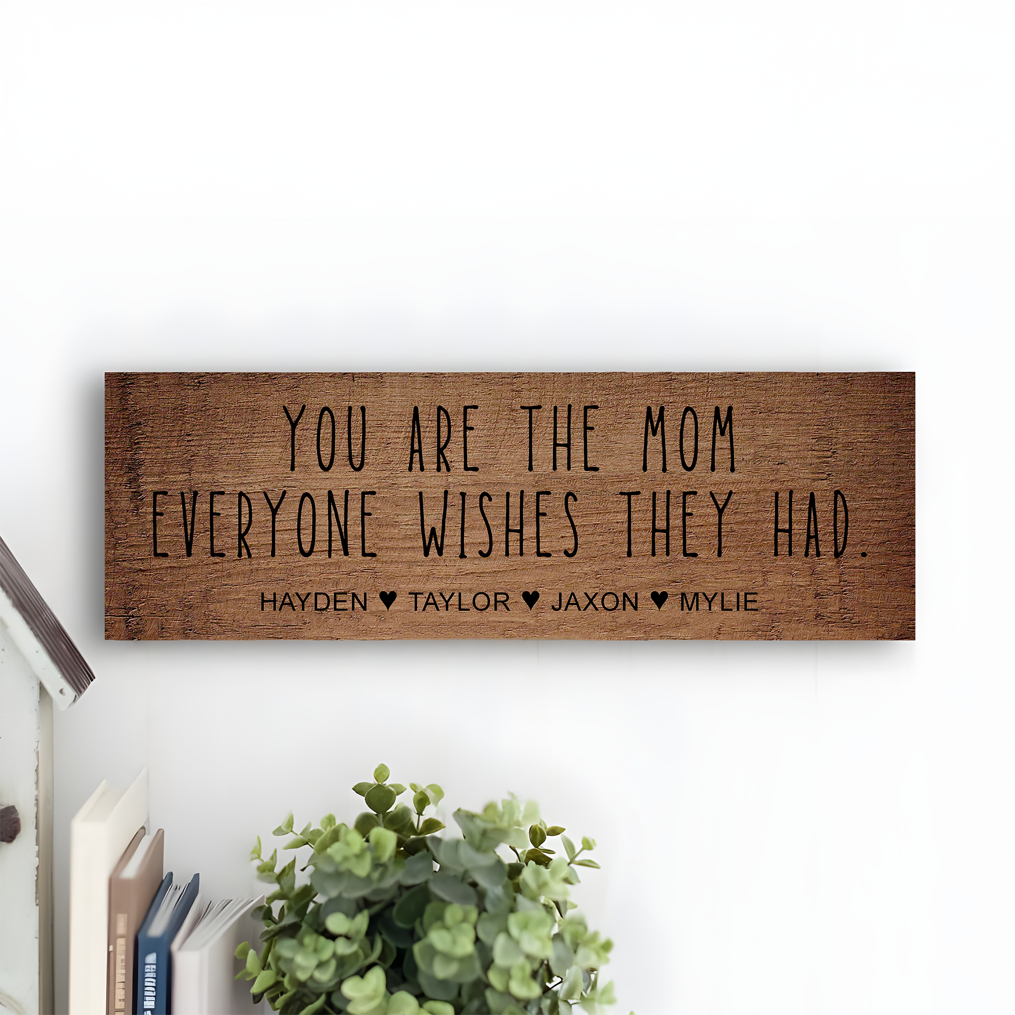 Mom Everyone Wishes Personalized Sign - PRICE INCLUDES FREE SHIPPING