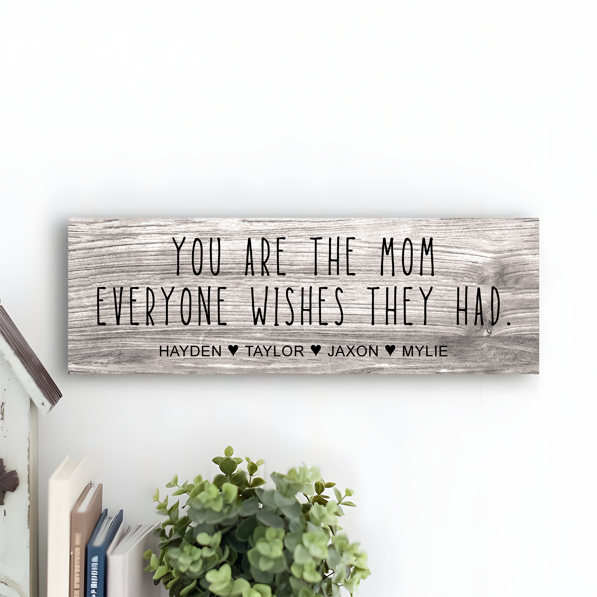 Mom Everyone Wishes Personalized Sign - PRICE INCLUDES FREE SHIPPING